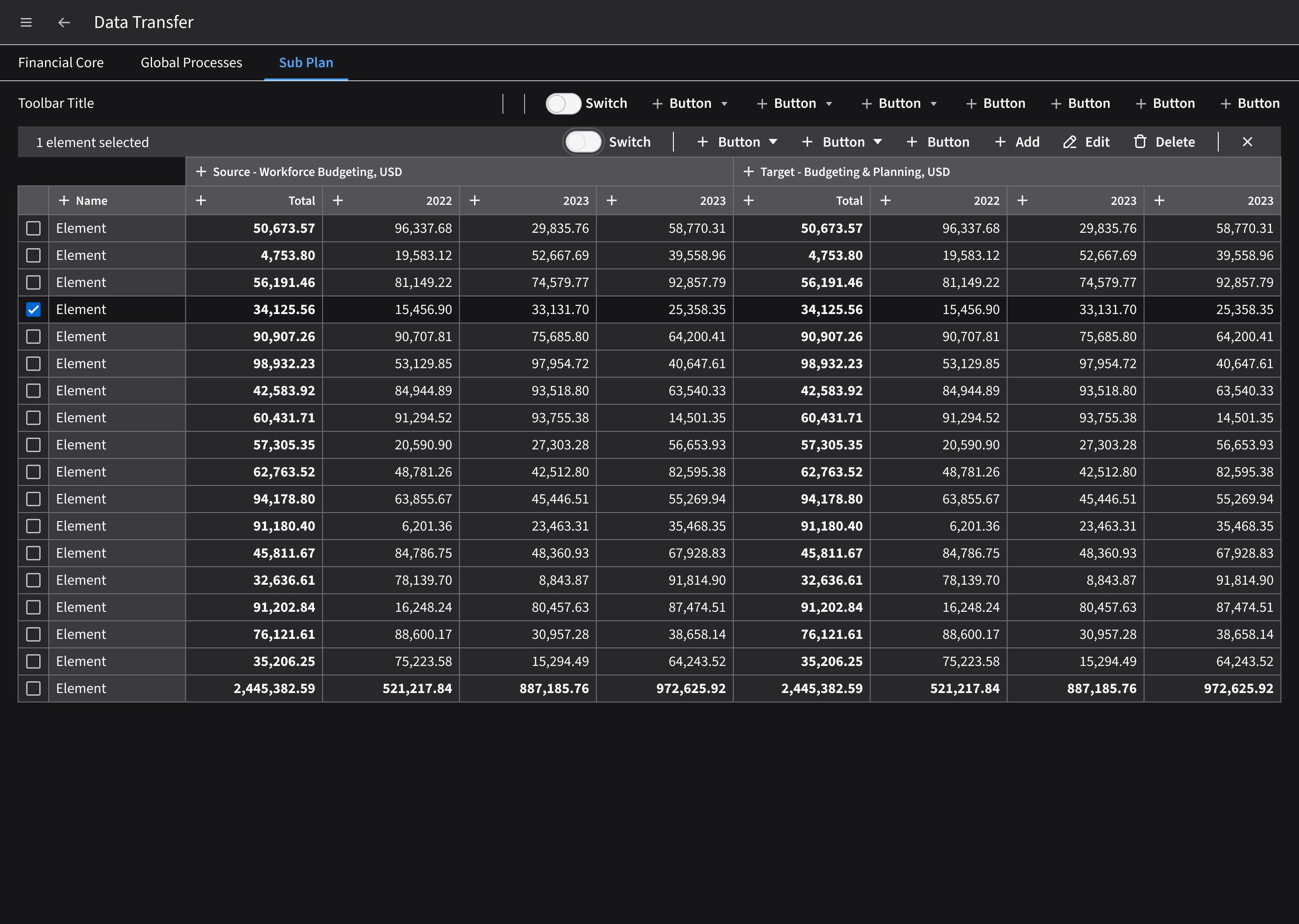 Dark theme