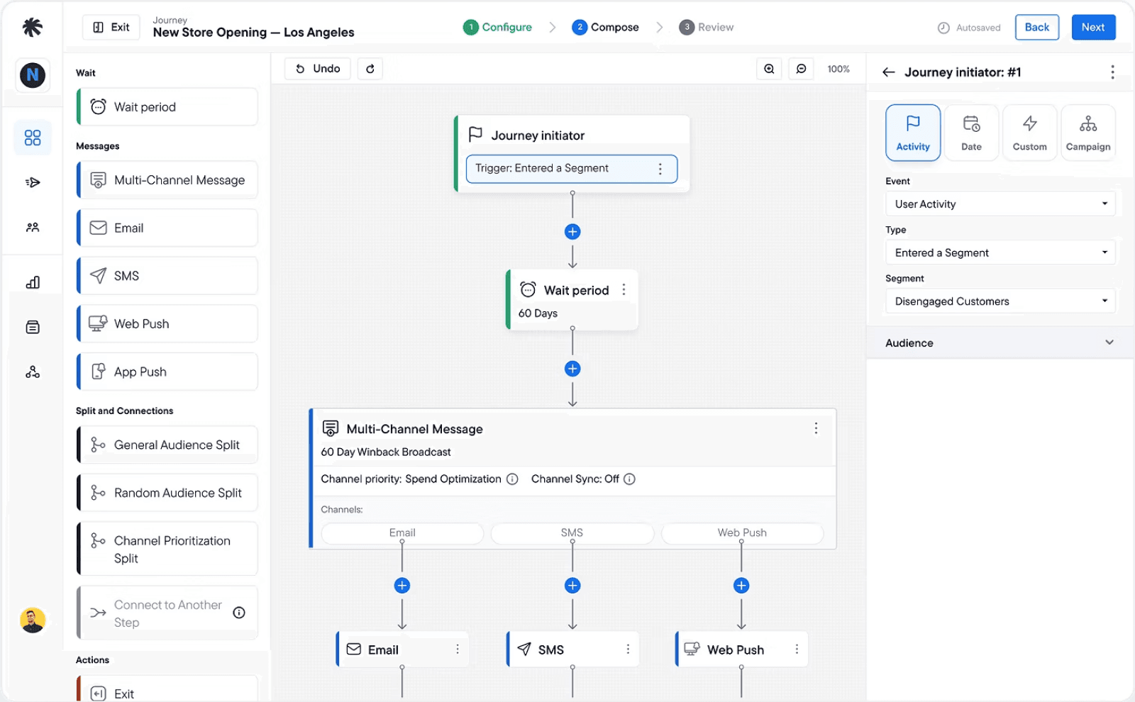 Redesigned campaign automation